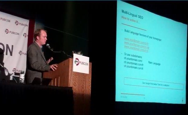 Patrick C. Price, PubCon Las Vegas 2012, Multilingual SEO